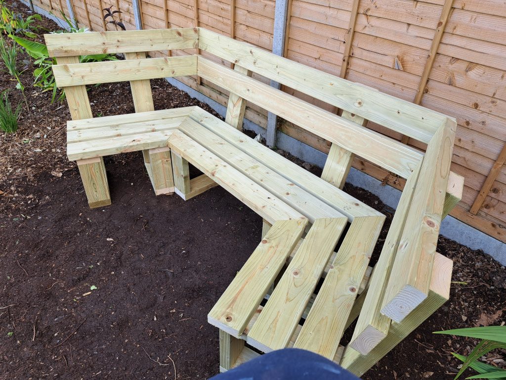 A funky custom bench
