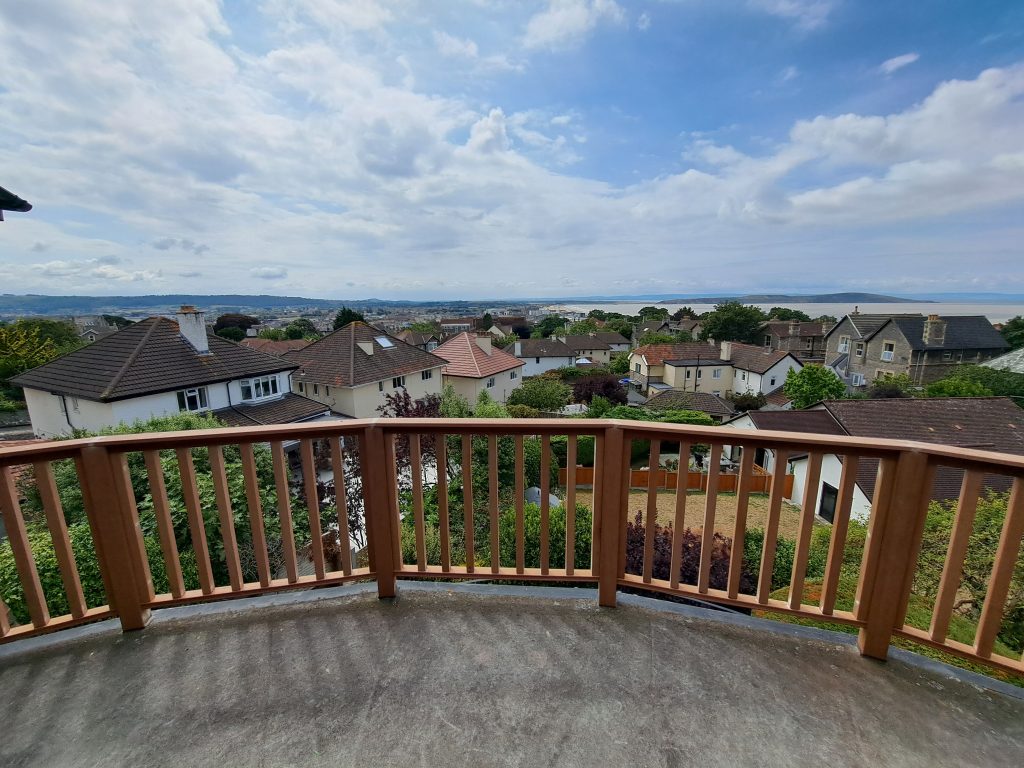 Balcony handrail view