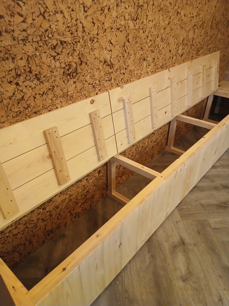 Bench seat storage