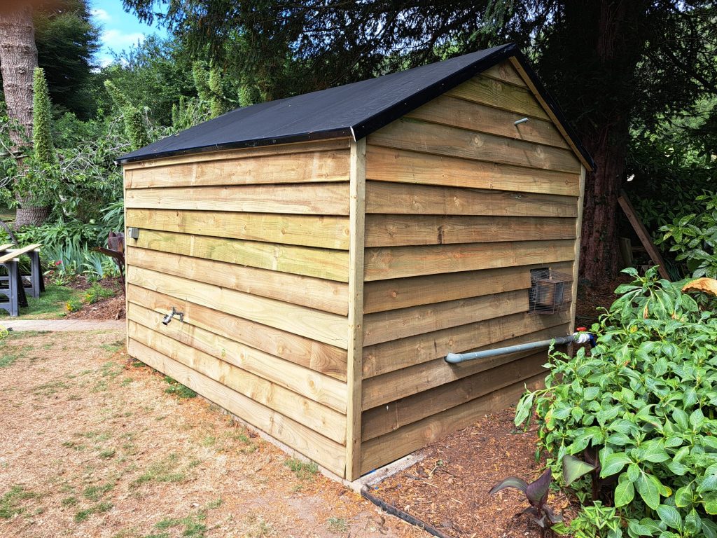 Bespoke Pool Shed Rear